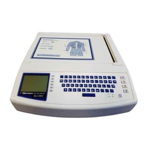Electrocardiogram a Mortara, de 12  canales.